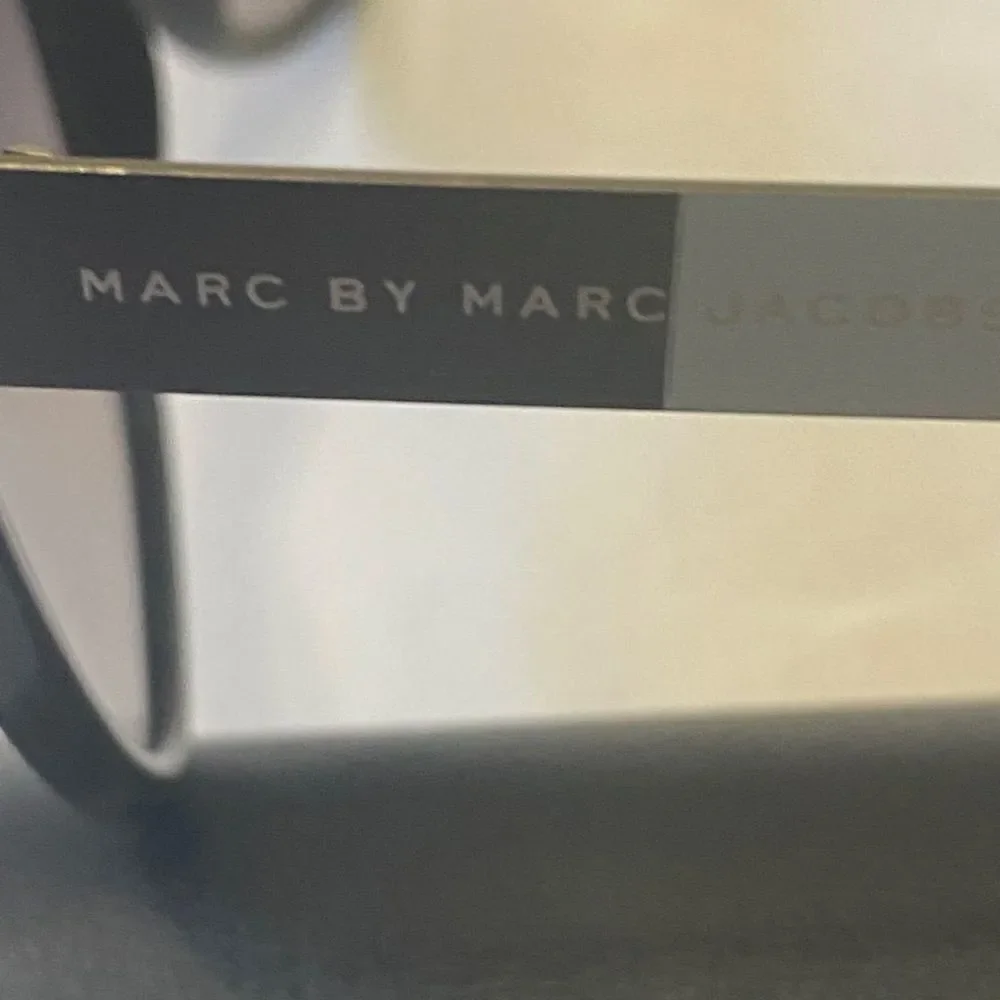 Marc by Marc Jacobs Sunglasses Black on Black with Brown,Silver, Gray Metal